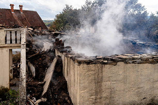 Professional Fire Damage Removal technician working in Ocoee, FL